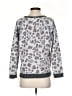 Knox Rose Animal Print Silver Pullover Sweater Size S - photo 2