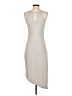 Elia Cher Solid Gray Cocktail Dress Size 4 - photo 2