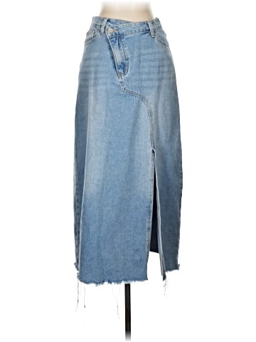Cider Denim Skirt (view 1)