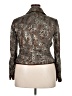 Worth Animal Print Brown Jacket Size 18 - photo 2
