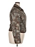 Worth Animal Print Brown Jacket Size 18 - photo 4