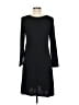 Acesnug Solid Black Casual Dress Size M - photo 2