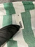 Glam Stripes Green 3/4 Sleeve Blouse Size S - photo 7