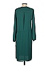 BCBGMAXAZRIA 100% Polyester Solid Teal Casual Dress Size XS - photo 2