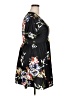 Unbranded Black Short Sleeve Blouse Size XXL - photo 4