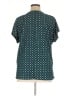Lands' End Polka Dots Teal Short Sleeve Henley Size 1X - photo 2