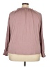 Cable & Gauge Pink Long Sleeve Blouse Size 3X - photo 2