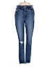 Express Stripes Blue Jeans Size 4 - photo 1