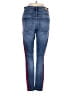 Express Stripes Blue Jeans Size 4 - photo 2