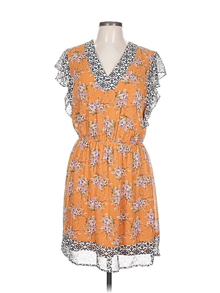 Pre-owned Dr2 Casual Dress In Brown