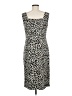 Maya Brooke Animal Print Gray Cocktail Dress Size 8 - photo 2