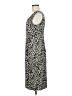 Maya Brooke Animal Print Gray Cocktail Dress Size 8 - photo 5