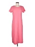 Dylan Solid Pink Casual Dress Size M - photo 1