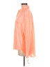 Willow & Clay Color Block Orange Long Sleeve Blouse Size M - photo 5
