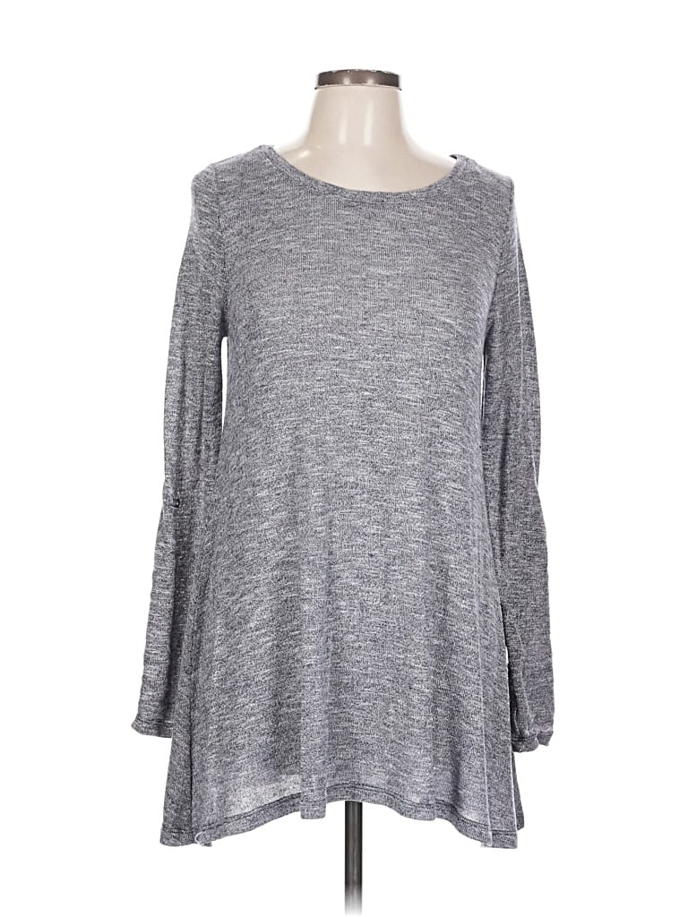 Pre-owned Papaya Casual Dress In Gray