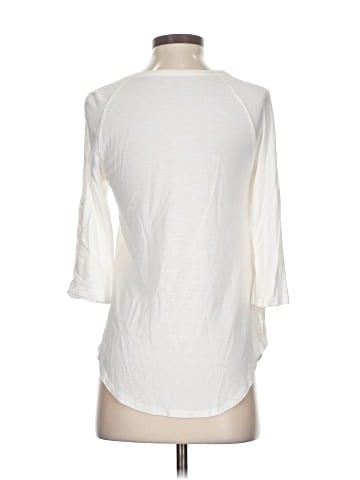 New York & Company 3/4 Sleeve Button-Down Shirt (view 2)