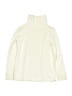 Lands' End 100% Cotton Ivory Long Sleeve Turtleneck Size 10 - 12 - photo 1