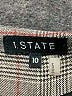 1.State Plaid Gray Tan Casual Pants Size 10 - photo 6