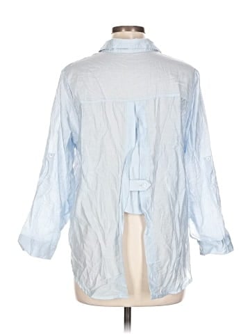 Love Notes 3/4 Sleeve Button-Down Shirt (view 2)