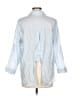 Love Notes Blue 3/4 Sleeve Button-Down Shirt Size L - photo 2