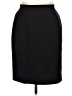 Gianni 100% Wool Solid Black Wool Skirt Size 14 - photo 1