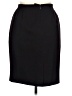 Gianni 100% Wool Solid Black Wool Skirt Size 14 - photo 2