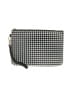 Madison West Checkered-gingham Gray Blue Wristlet One size - photo 1
