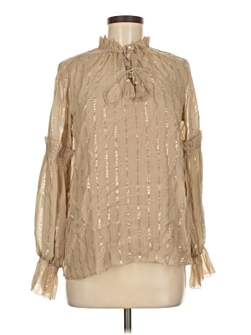 Haute Hippie Long Sleeve Blouse (view 1)