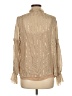Haute Hippie 100% Polyester Tan Long Sleeve Blouse Size M - photo 2