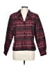 Coldwater Creek Print Burgundy Jacket Size 12 - photo 1
