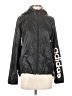 Adidas 100% Polyester Graphic Black Windbreaker Size S - photo 1