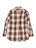 Gap Kids 100% Cotton Plaid Red Long Sleeve Button-Down Shirt Size 6 - 7 - photo 1