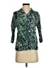 Mexicali Blues Green 3/4 Sleeve Button-Down Shirt Size S - photo 1