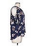Sienna Sky 100% Polyester Blue Short Sleeve Blouse Size L - photo 4