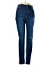 Curve Appeal Solid Blue Jeans Size 24 waist (estimated) - photo 1