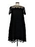 ASOS 100% Polyester Black Cocktail Dress Size 8 - photo 1