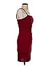 Soprano Burgundy Cocktail Dress Size S - photo 4