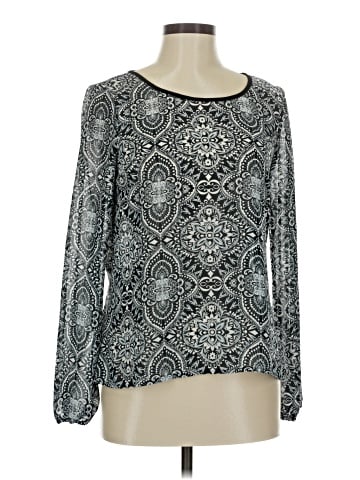 Eyelash Couture Long Sleeve Blouse (view 1)