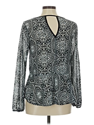 Eyelash Couture Long Sleeve Blouse (view 2)