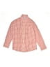 Bella Bliss 100% Cotton Checkered-gingham Orange Long Sleeve Button-Down Shirt Size 7 - photo 1