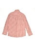 Bella Bliss 100% Cotton Checkered-gingham Orange Long Sleeve Button-Down Shirt Size 7 - photo 2