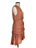 Storia 100% Polyester Tan Cocktail Dress Size S - photo 4