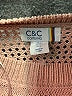C&C California 100% Polyester Pink Pullover Sweater Size L - photo 7
