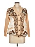 Escada by Margaretha Ley Animal Print Tan Pullover Sweater Size EU 38 / US 8 - photo 1
