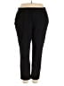 Lands' End Solid Black Casual Pants Size 2X - photo 1
