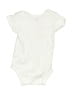 Gerber 100% Cotton Solid Ivory Short Sleeve Onesie 9-12 MO / 12 MO - photo 2