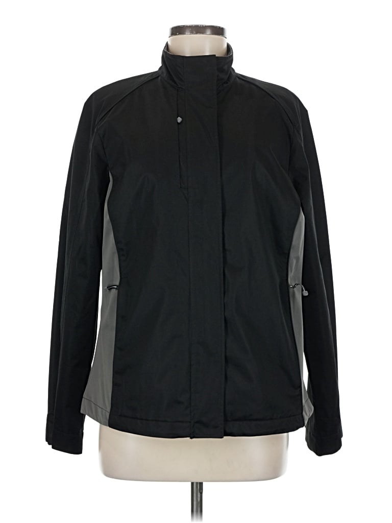 Pre-owned Cutter & Buck Track Jacket In Black