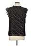 DR2 100% Polyester Floral Black Sleeveless Blouse Size L - photo 1
