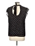 DR2 100% Polyester Floral Black Sleeveless Blouse Size L - photo 2