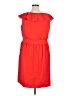 Julie Dillon Solid Red Casual Dress Size 14 - photo 2